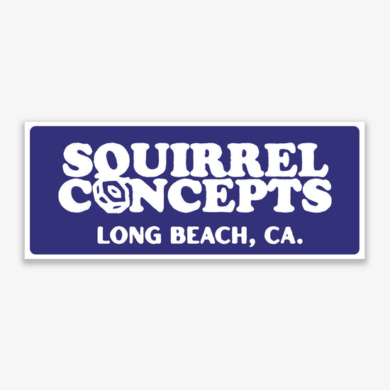 Squirrel Concepts Sticker - Blue